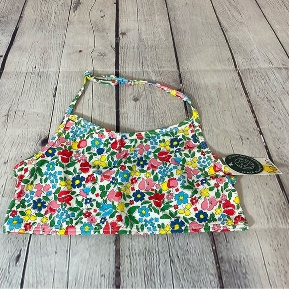 Mini Boden Floral Pattern Bikini Top